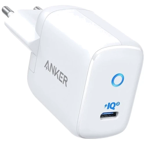 Зарядное устройство ANKER USB-C Wall Charger PowerPort III Mini 1 Power IQ 3.0 30W White (A2615L21)
