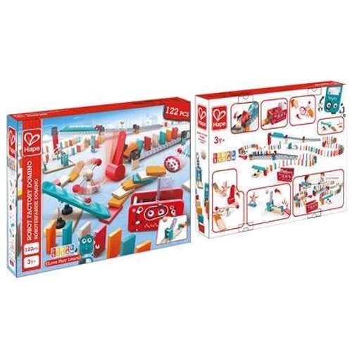 Динамический конструктор HAPE Эффект домино Фабрика роботов 122 эл. (E1057) фото 10