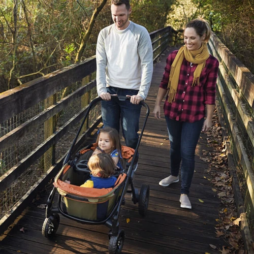 Прогулочная коляска Evenflo Pivot Xplore All-Terrain Stroller Wagon - Gypsy фото 14