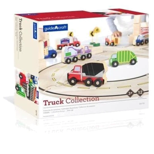 Набор грузовиков Guidecraft Block Play к Дорожной системе, 12 шт. (G6718)