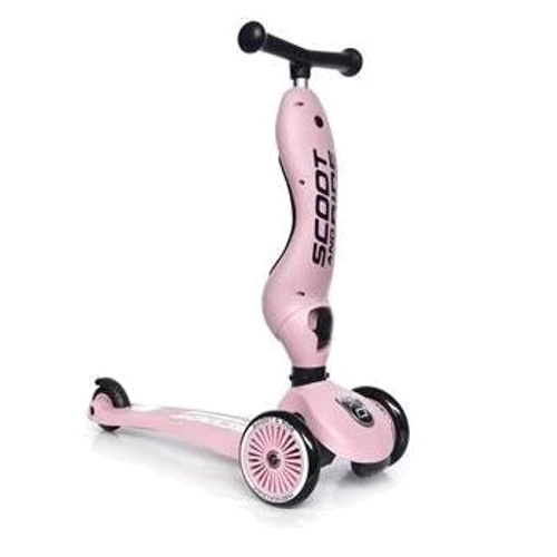 Самокат Scoot&Ride серии Highwaykick-1 пастельно-розовый, до 3 лет/20кг: Тип колес литые