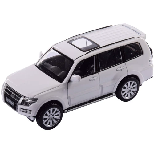 Машинка металлическая Mitsubishi Pajero белая (68463)