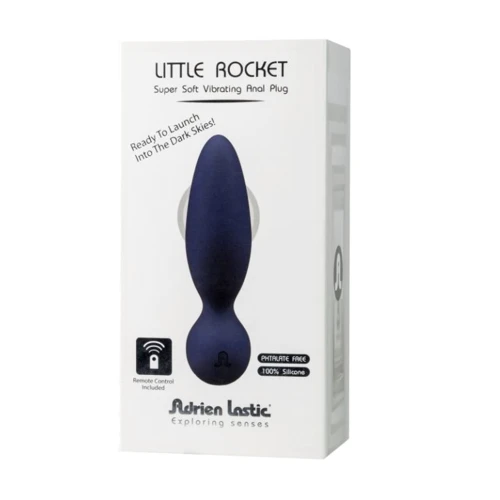 Анальная пробка с вибрацией Adrien Lastic Little Rocket с пультом LRS NEW