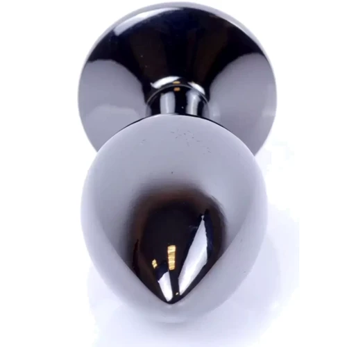 Анальная пробка BOSS of TOYS Boss Series - Jewellery Dark Silver PLUG Dark Blue S (BS6400032)