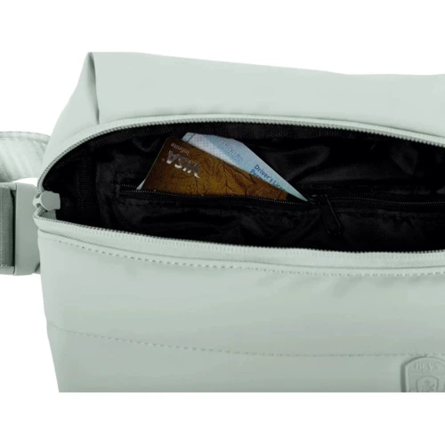 Женская сумка поясная Heys Puffer Mini Waist Bag Sage Green зеленая (30128-0138-00): Фактура Тканая, Гладкая