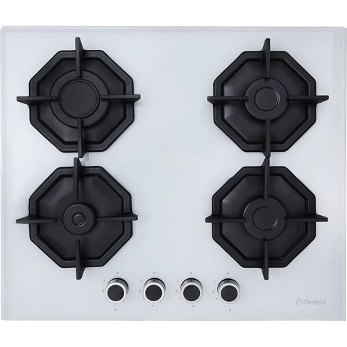 Варочная поверхность газовая Perfelli HGG 61043 WH