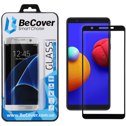Аксессуар для смартфона BeCover Tempered Glass Black for Samsung A013 Galaxy A01 Core (705253)