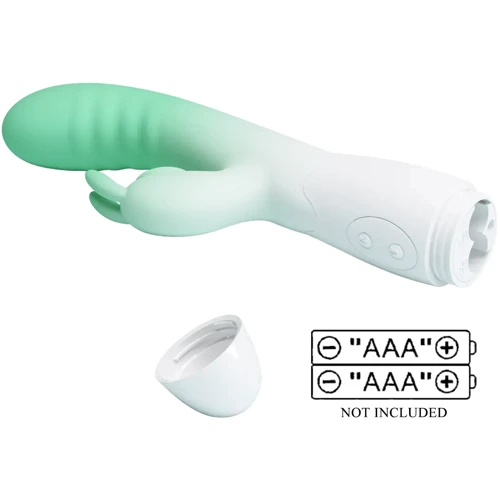 Вибратор LYBAILE Pretty Love Cerberus Rabbit Vibrator Light Green (BI-014795-A1B)