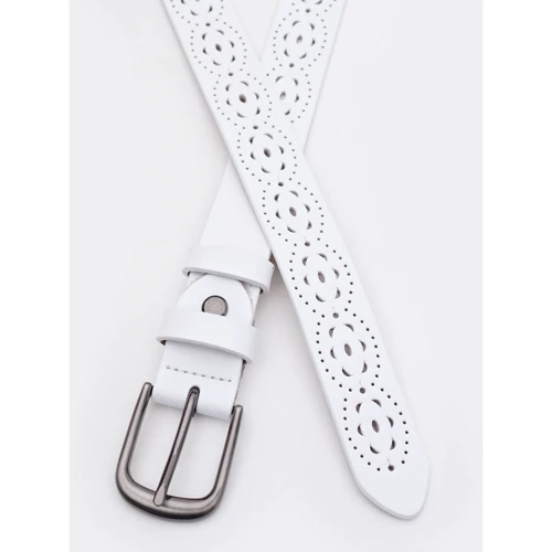 Жіночий ремінь Borsa Leather білий (CV1ZK-040w-white): Стать Женский