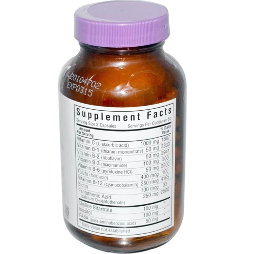 Bluebonnet Nutrition Stress B-Complex 100 veg caps: Тип Витамин B