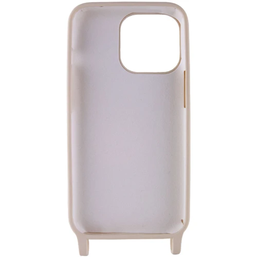 Чехол для iPhone TPU Case two straps California Antigue White for iPhone 13 Pro Max: Цвет бежевый