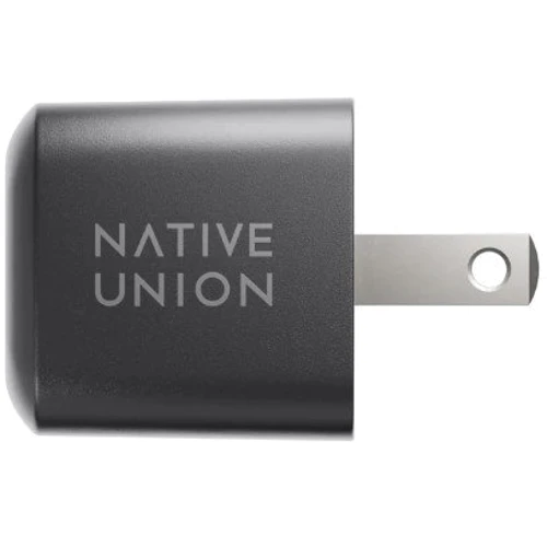Зарядний пристрій Native Union USB-C Wall Charger GaN 30W Black (FAST-PD30-2-BLK-EU): Кількість USB-портів 1