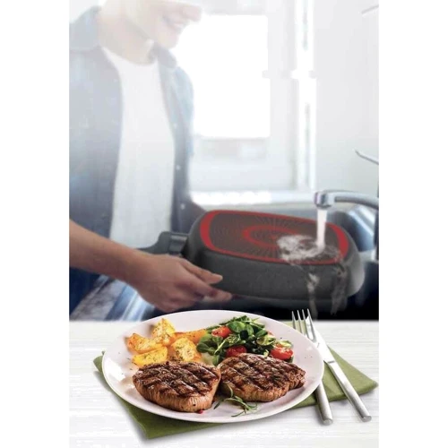 Сковорода-гриль Tefal Simply Clean 26 см (B5674053): Диаметр, см 26