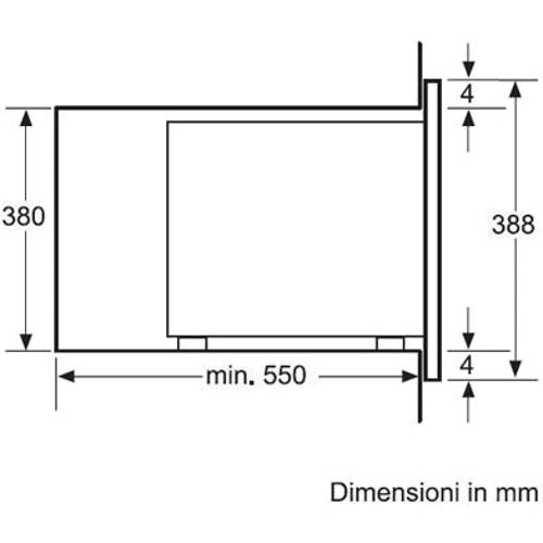 Встраиваемая микроволновая печь Bosch HMT 84G651: Диаметр поддона 315 мм
