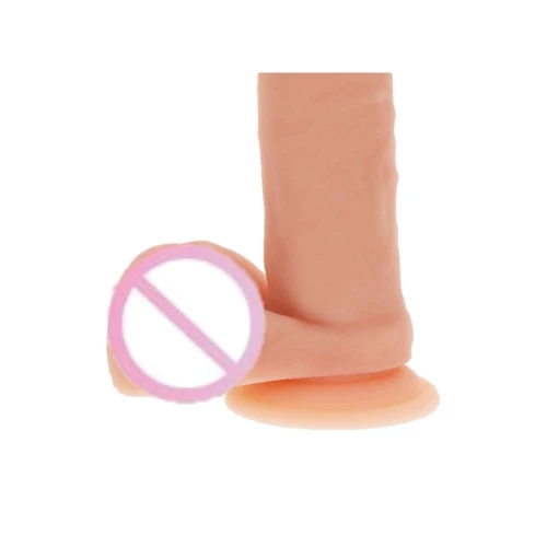 Фаллоимитатор с мошонкой Get Real Silicone Dildo 8 Inch w Balls, 17.5х4 см