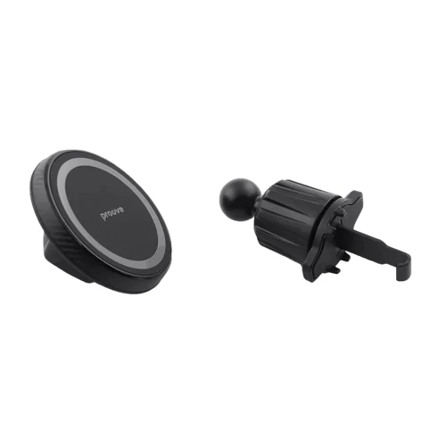 Держатель Proove Car Holder Air Vent Carbon Magnetic Black: Особенности магнитный, автодержатель