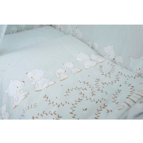 Постельный комплект 8 эл. Twins Sweet 4053-SW-015, Umka grey, серый: Тип постельный комплект