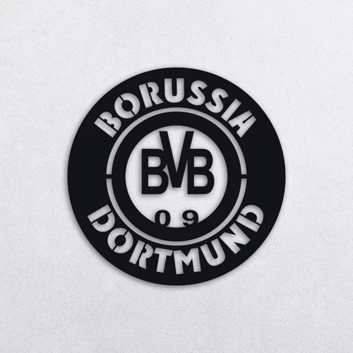 Настенный декор Деревянное панно Wortex Woods FC Borussia 40x40 (WALL51015-40x40)