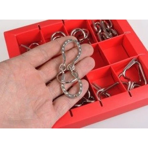 Набор головоломок Eureka 3D Puzzle 10 Metal Puzzle, Red, красный (473358)