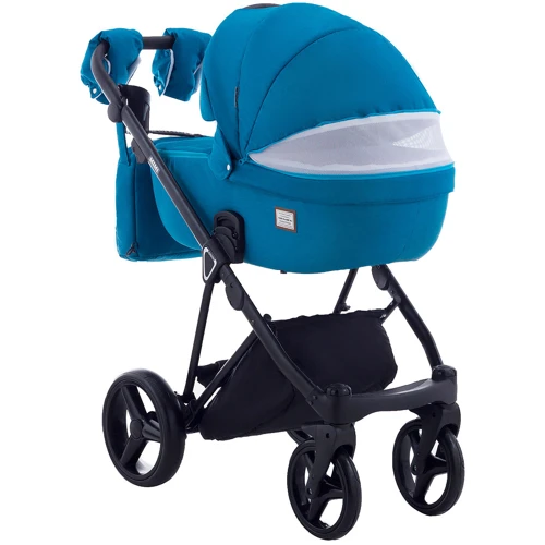 Коляска 2 в 1 Adamex Mimi CR37 синий (623863): Ширина шасси 60 см