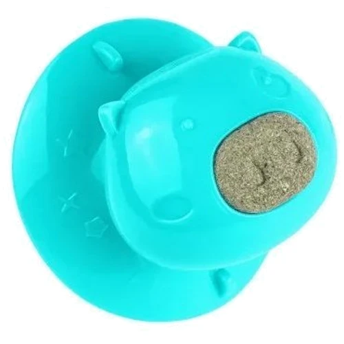 Игрушка для кота AmimAll GrizZzly на присоске Pig синяя 7.2x8x8 см (172861)