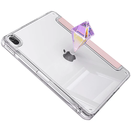 Аксессуар для iPad BeCover Ultra Slim Origami with Pencil mount Pink for iPad 10.9 (2022 / 2024) / iPad 11 2025 (712940): Материал искусственная кожа