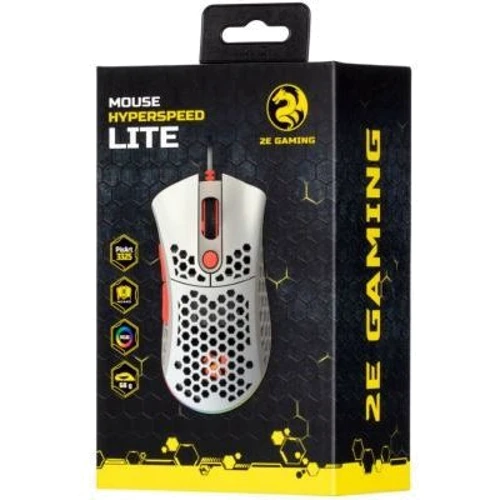 Мышь 2E HyperSpeed Lite RGB Retro white (2E-MGHSL-WT): Максимальное разрешение сенсора, dpi 3200