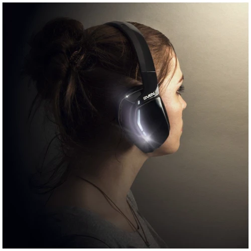 Наушники SVEN AP-B550MV Bluetooth Black: Чувствительность (дБ) 106
