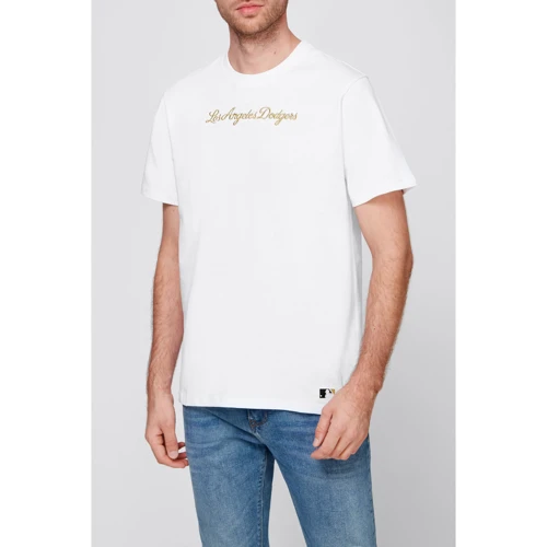 Футболка 47 Brand MLB Los Angeles Dodgers EMB WO (548181WW-FS) S белая: Вид Футболки