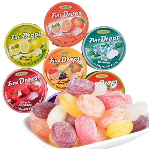 Льодяники Woogie Fine Drops Mint Bonbons 200 г (WT1796): Вид Конфеты