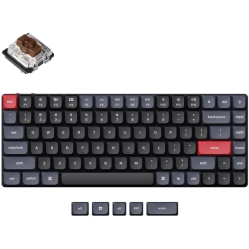Клавиатура Keychron K3 PRO 84Key Gateron Brown Low Profile QMK UA RGB Black (K3PB3_KEYCHRON) фото 8
