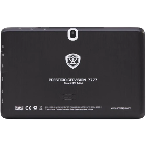 Prestigio GeoVision 7777: Роз'єми для підключення 3.5 мм аудіовихід, AV-вхід