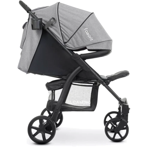 Прогулочная коляска El Camino Favorit v.2 Light Gray (M 3409L) фото 8