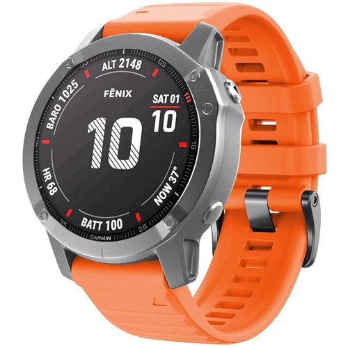Ремешок Armorstandart Silicone 26mm for Garmin Fenix 5x/6x Orange (ARM60802)