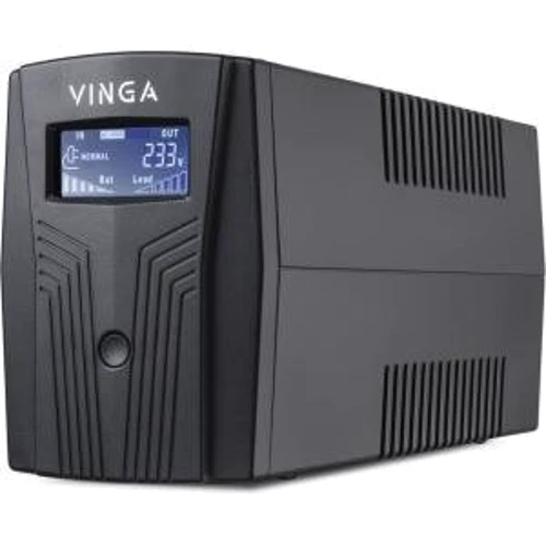 Vinga LCD 800VA plastic case with USB+RJ11 (VPC-800PU)