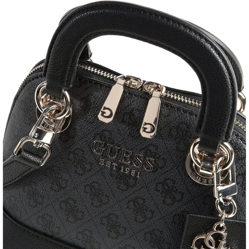 Женская сумка-купол Guess Cathleen Small Dome Satchel темно-серая (HWSG7737050-COA): Застежка Молния