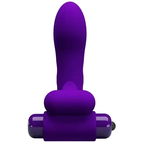 Клиторальный стимулятор на палец Pretty Love - Orlando Finger Violet, BI-014836-1