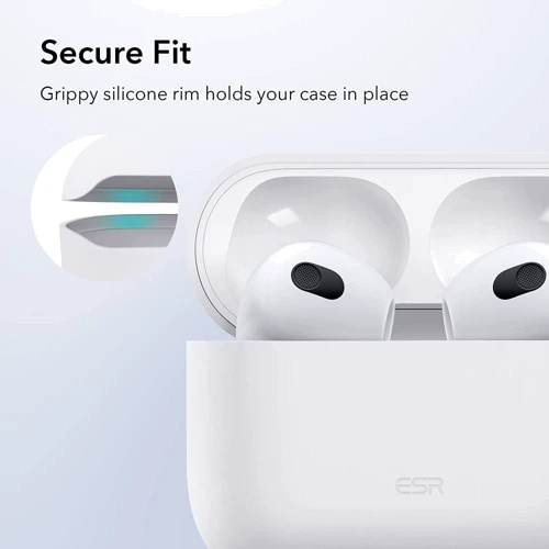 ESR Bounce Protective Silicone Case White (4894240146064) for Apple AirPods 3 фото 2