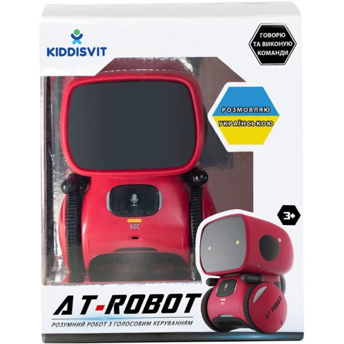 Інтерактивний робот з голосовим управлінням - AT-ROBOT (червоний, озвуч.укр.) AT001-01-UKR: Рекомендований вік від 3 років