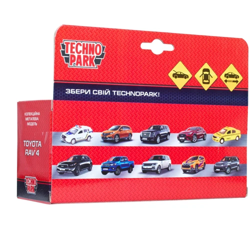 Автомодель - TOYOTA RAV4 (белый, 1:32)