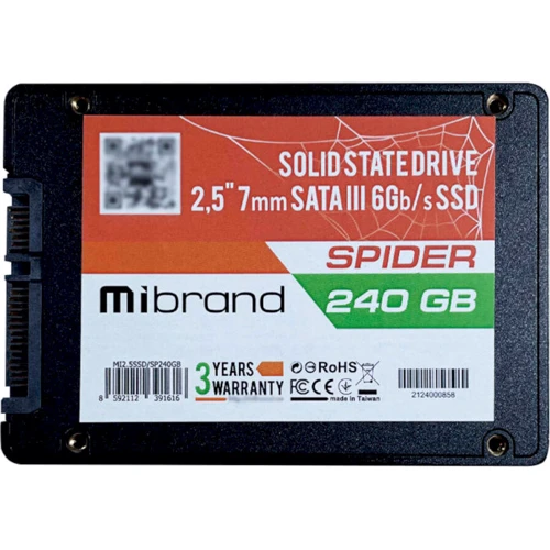 Wibrand Spider 240GB 2.5 (WI2.5SSD/SP240GB)