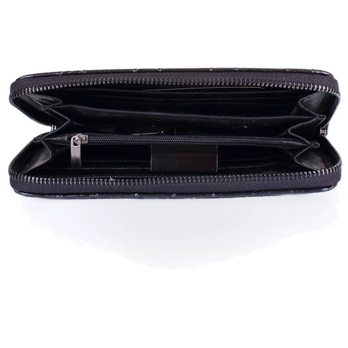 Женский кошелек Eslee черный (TG6230-black): Материал Искусственная кожа