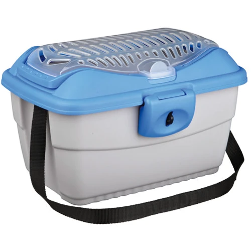Переноска Trixie Mini-Capri синяя с серым 40x30x22 см (4011905039800)