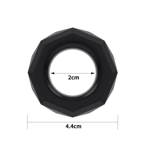 Ерекційне кільце LoveToy POWER PLUS Cockring, Black