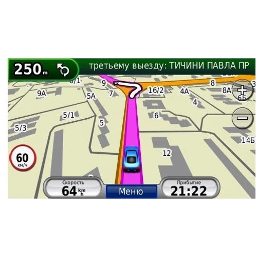 Garmin Nuvi 1490T Аэроскан: Память встроеная + microSD