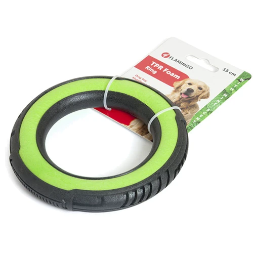Іграшка для собак Flamingo Foam Livia Ring кільце з ароматом м'яти розмір M