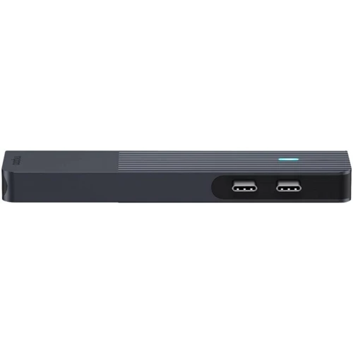 Адаптер Rapoo Adapter UCM-2003 Dual USB-C to 2xUSB-C+2xUSB3.0+HDMI+SD+MicroSD Black фото 5