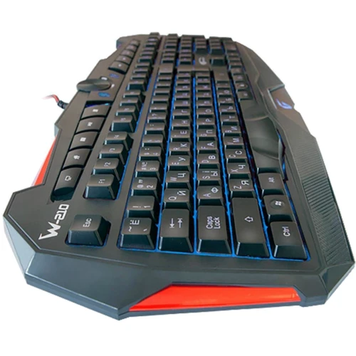 Клавиатура Gemix W-210 Black: Тип клавиатуры игровая
