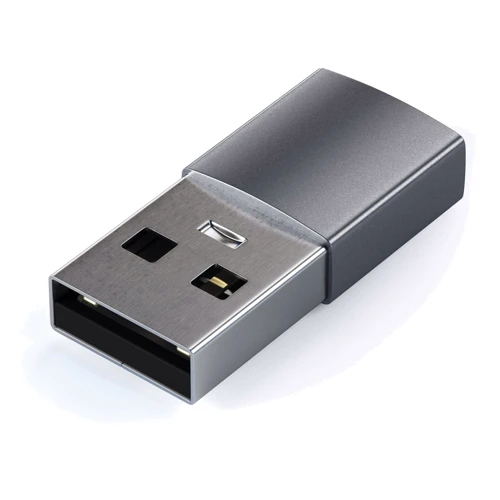 Адаптер Satechi Adapter USB to USB-C Space Grey (ST-TAUCM): Інтерфейс підключення USB 3.0