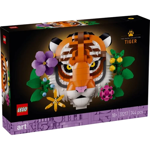 Конструктор LEGO Art Колекція фауни - Тигр (31217)
